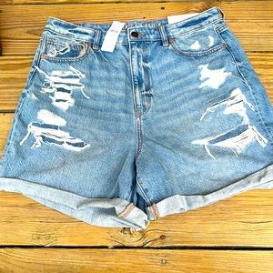 NWT American Eagle Relaxed Mom Shorts Sz 14
